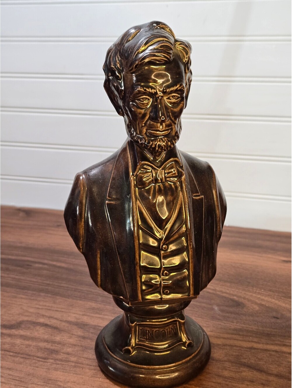 Vintage Abraham Lincoln Bust Sculpture Figurine